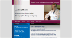 Desktop Screenshot of chirurgia-onkologia.pl